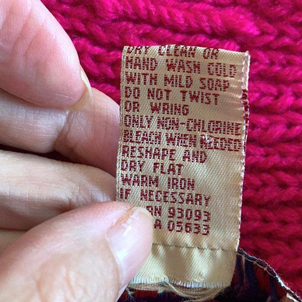 ‎Telluride Clothing Co magenta pink sweater vest - Picture 7 of 7